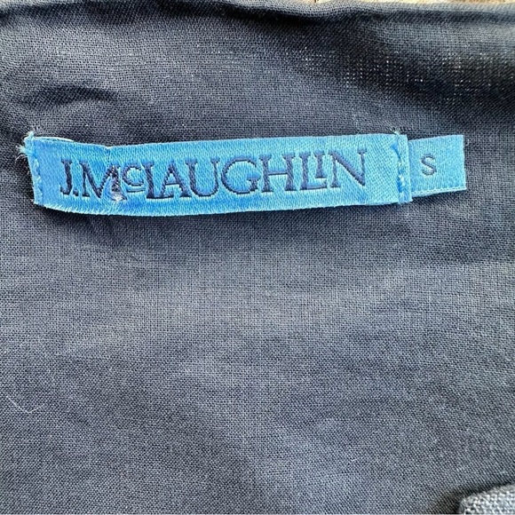 J. McLaughlin Split Round Neck
Blue Linen Dress Size Small - Picture 10 of 10